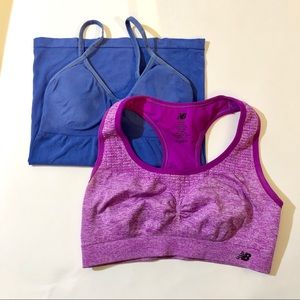 Bundle of sports bra and tank top